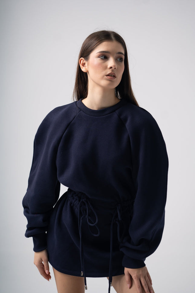 Enxhaline | Mins Dress in Dark Blue