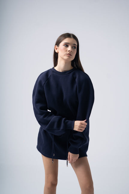 Enxhaline | Mins Dress in Dark Blue