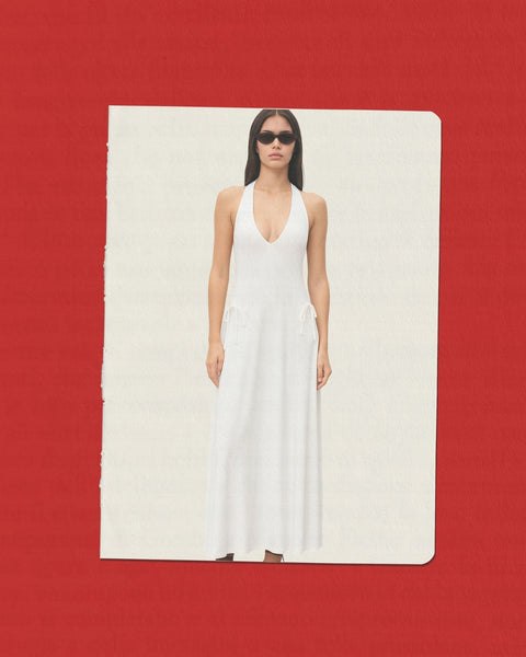 Enxhaline | Ame Long Maxi Dress in White