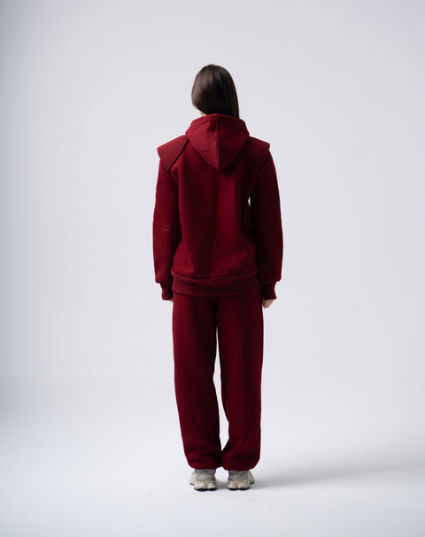 Enxhaline | Xahari Set in Burgundy