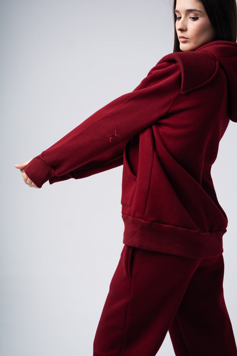 Enxhaline | Xahari Set in Burgundy