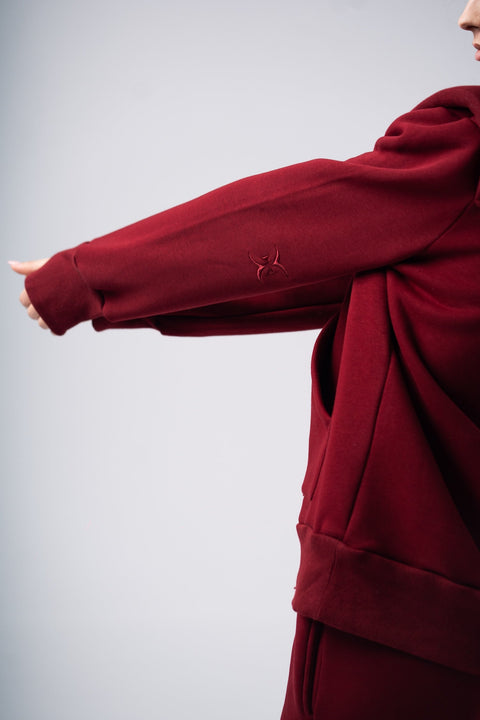 Enxhaline | Xahari Set in Burgundy