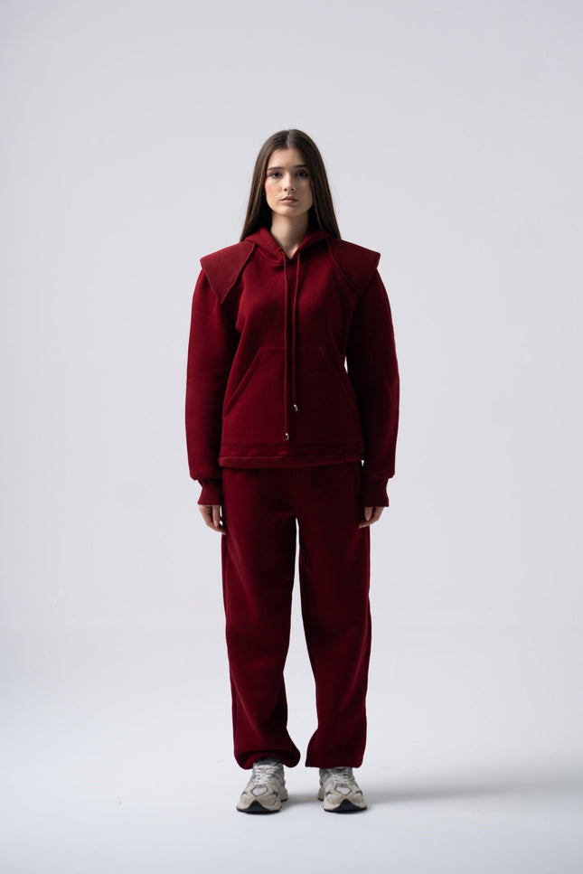 Enxhaline | Xahari Set in Burgundy