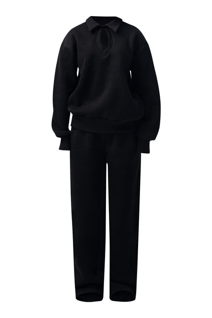 Enxhaline | Eclips Pants Set in Black