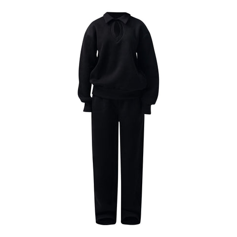 Enxhaline | Eclips Pants Set in Black