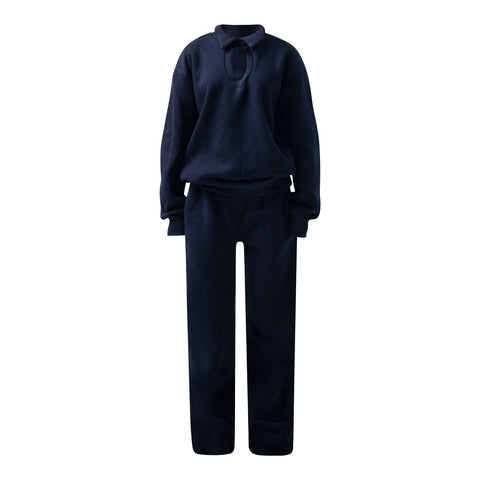 Enxhaline | Eclips Pants Set in Dark Blue