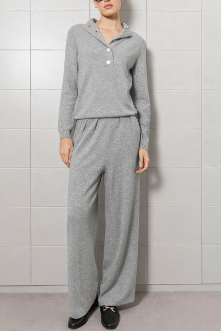 Pantalón Erin de punto gris