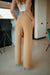 Etanna | High-Waisted Wide-Legged Trousers Camel