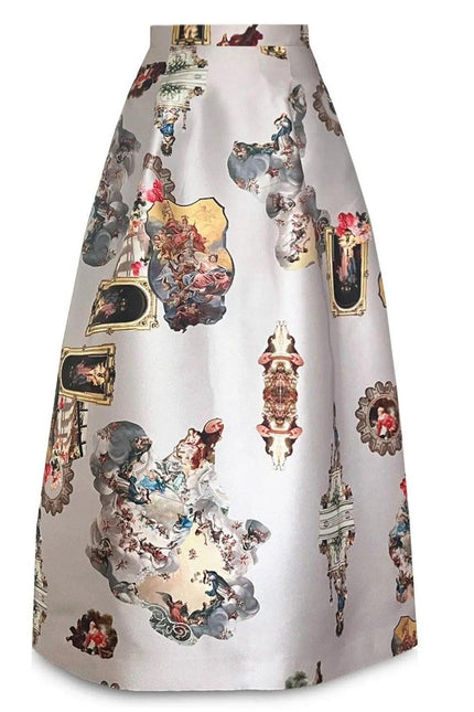Evening Skirt - Sicily Dirty White