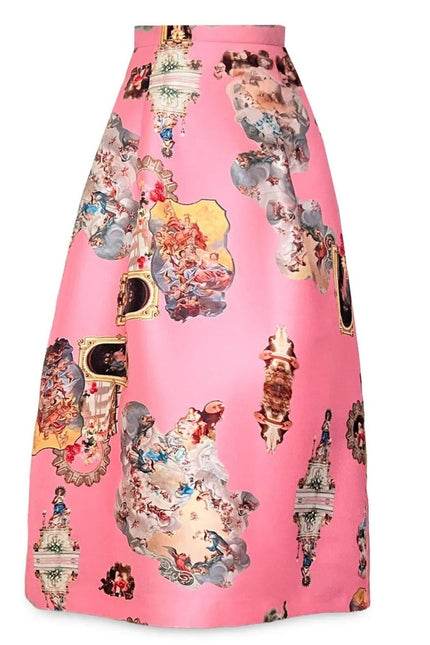 Evening Skirt - Sicily Powder Pink