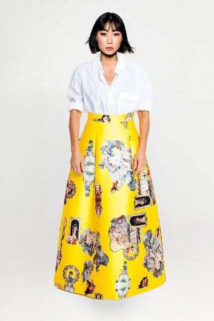 Evening Skirt - Sicily Yellow