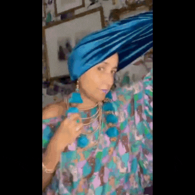 Julia Clancey I Jaffa Dragonfly Dorado Turban