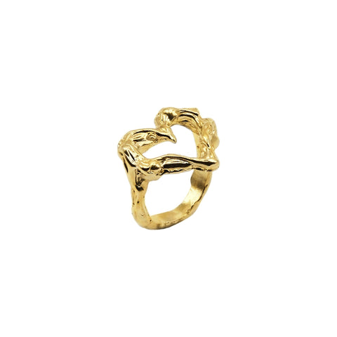 SIMA GINA | Gilded Ring ‘Follow your heart’