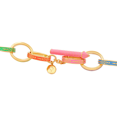 Après Youth I Złoty naszyjnik z łańcuszkiem Firework