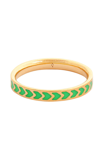 Après Youth I Spark Enamel Ring Green