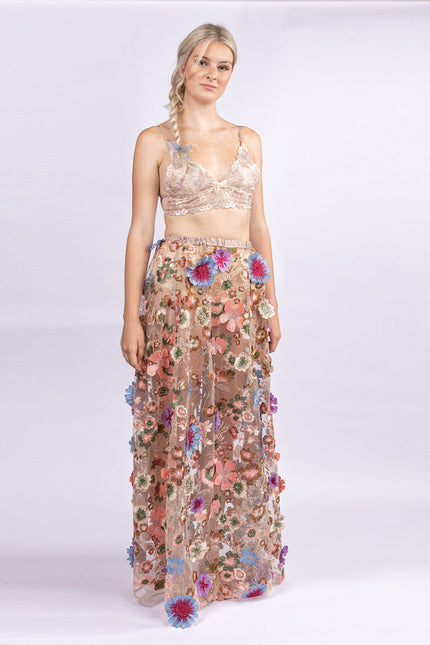 Harlow Loves Daisy | Celestial Wildflower Maxi skirt