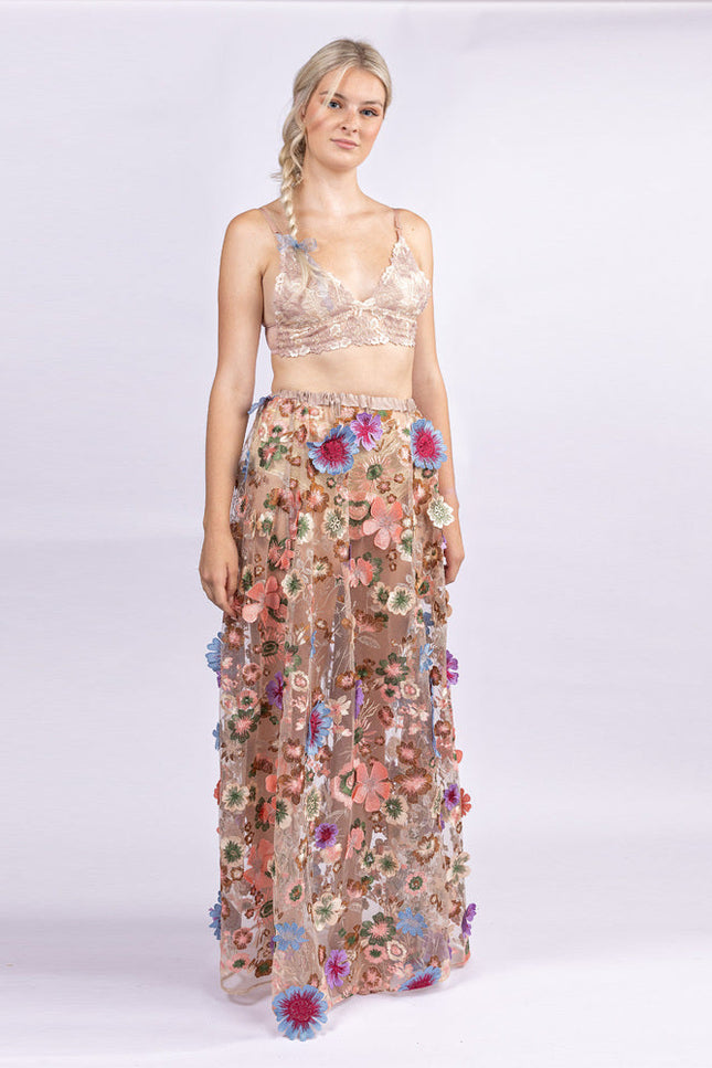 Harlow Loves Daisy | Celestial Wildflower Maxi skirt