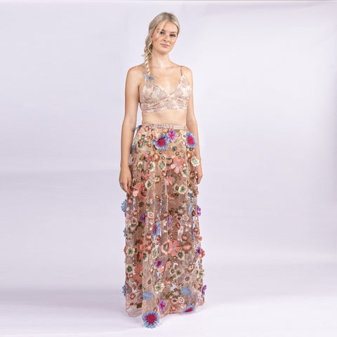 Harlow Loves Daisy | Spódnica maxi Celestial Wildflower