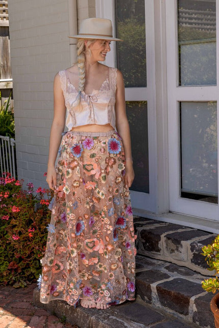 Harlow Loves Daisy | Celestial Wildflower Maxi skirt