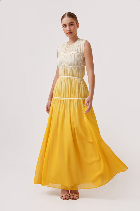 Ashley Stambouli | Orchidée Maxi dress