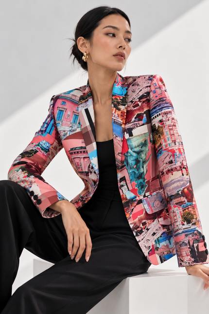 Custom-Made Tailored Blazer - Special Print