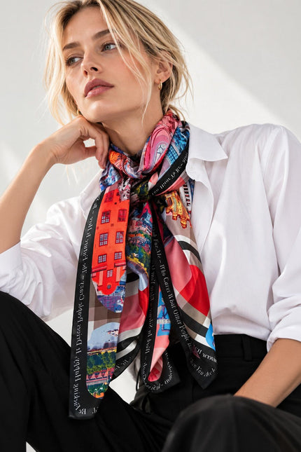 Scarf - Stockholm Royal Pink