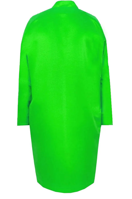 Festive Coat - Hot Green