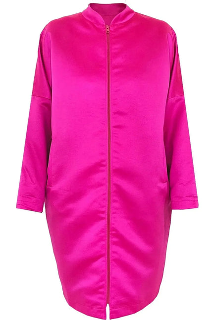 Festive Occasion Coat - Hot Pink