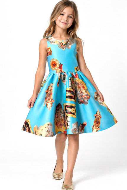 Girl´s Princess Dress - Light Blue