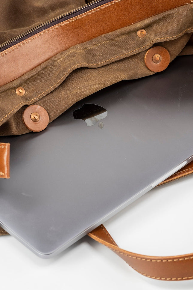 The Dust Company | Tote bag Made in USA brown