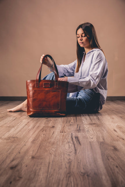 The Dust Company | Tote bag Mod 147 brown