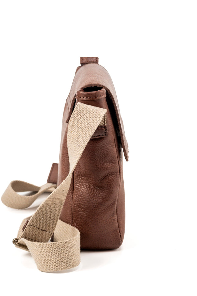 The Dust Company | Shoulder bag Messenger Park Avenue tobacco