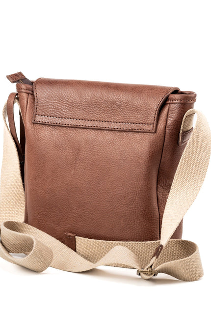 The Dust Company | Shoulder bag Messenger Park Avenue tobacco