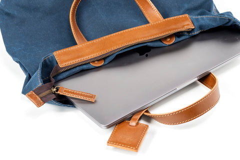 The Dust Company | Torba tote Made in USA niebieska