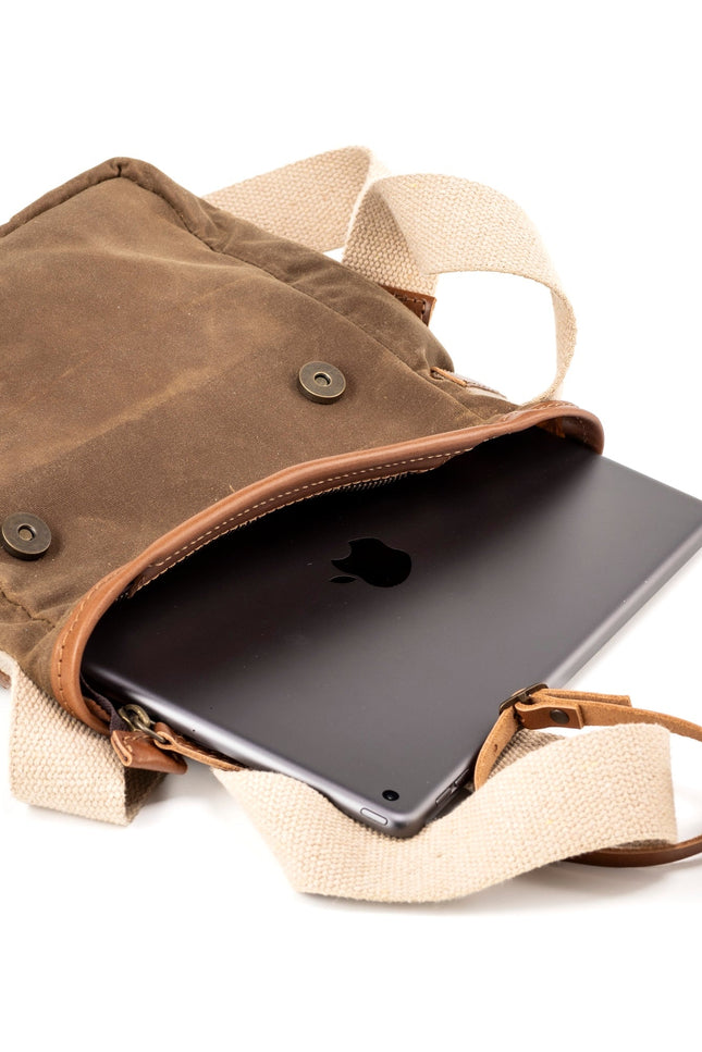 The Dust Company | Shoulder bag Messenger Made in USA brown