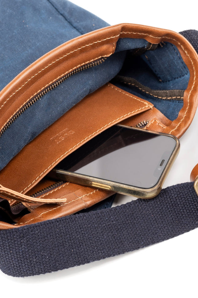 The Dust Company | Shoulder bag Messenger Made in USA blue