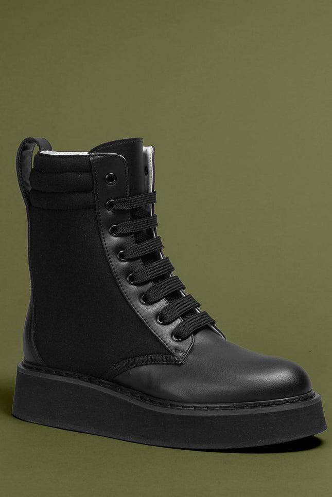 O2 Monde | Gaia Boots black abrasivato