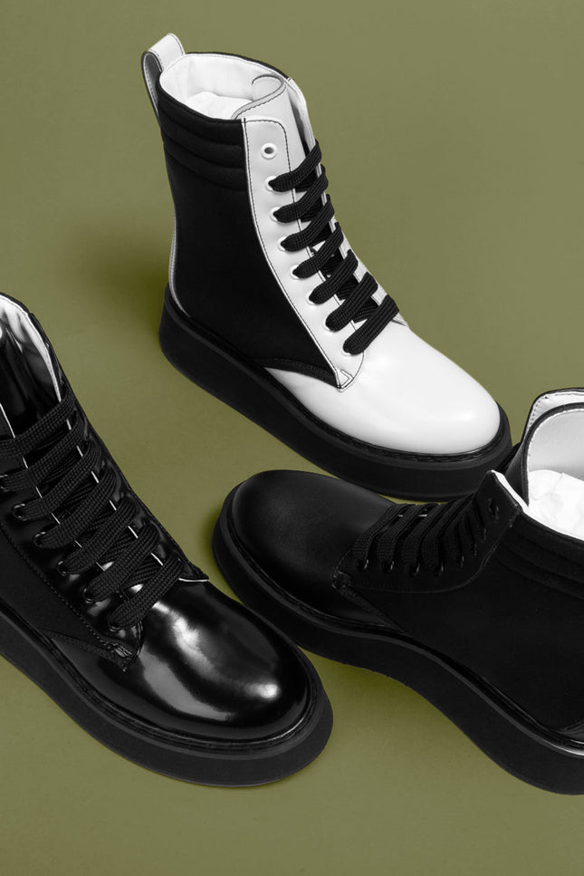 O2 Monde | Gaia Boots black abrasivato