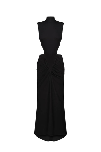 Kolosova | Black And White Maxi Dress