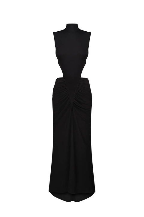 Kolosova | Black And White Maxi Dress