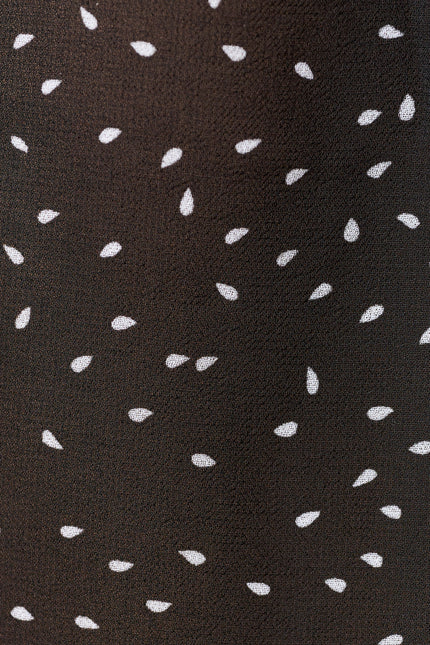 Huxley Raindrop Jersey Top Printed Circle Skirt Midaxi Dress - Black - Detail 3