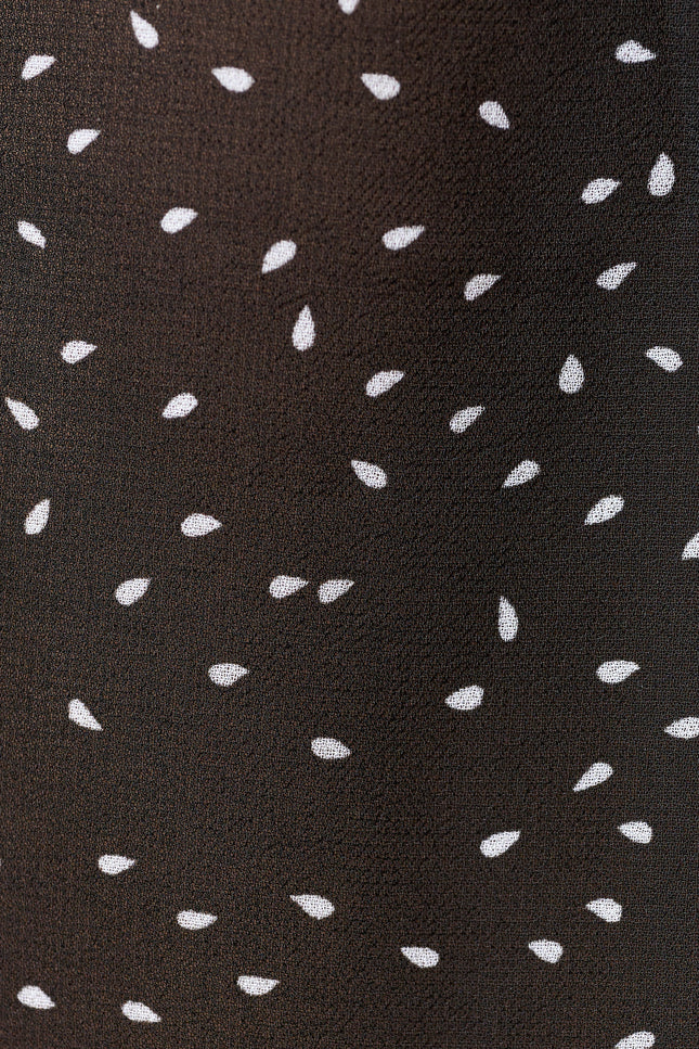 Huxley Raindrop Jersey Top Printed Circle Skirt Midaxi Dress - Black - Detail 3