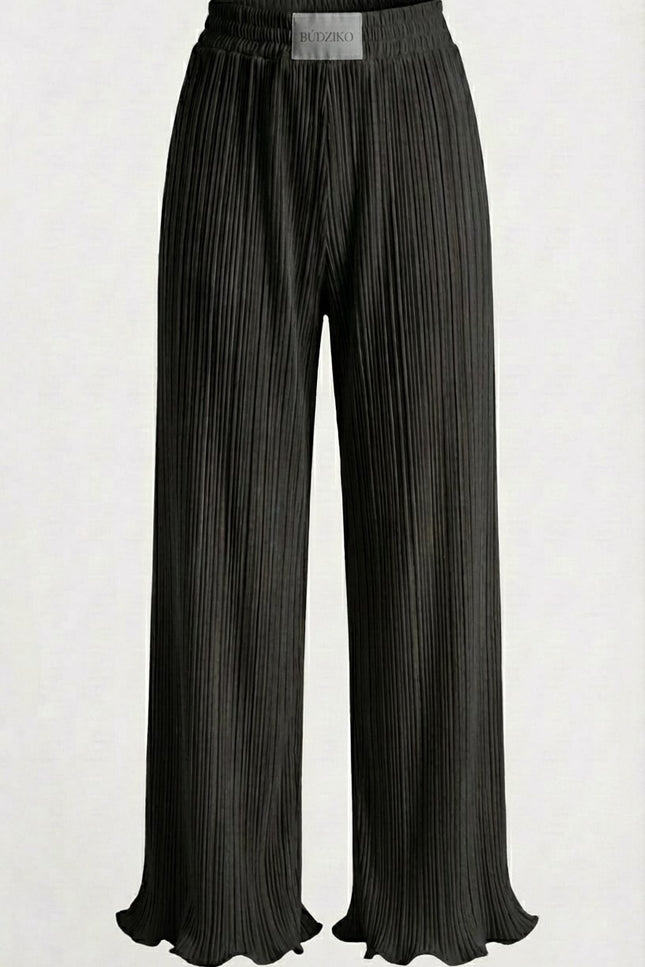 BÚDZIKO | AMELIA CREAMY PLEATED PANTS