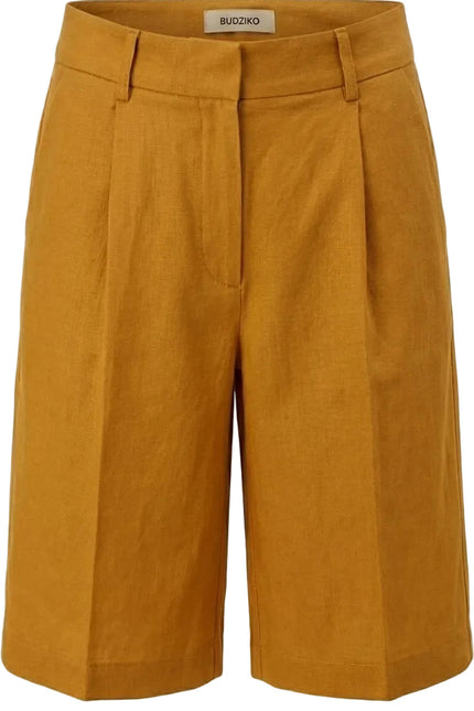 BÚDZIKO | SIENNA LINEN BERMUDA SHORTS
