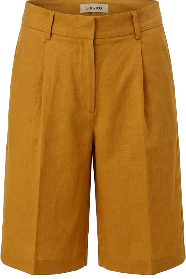 BÚDZIKO | SIENNA LINEN BERMUDA SHORTS