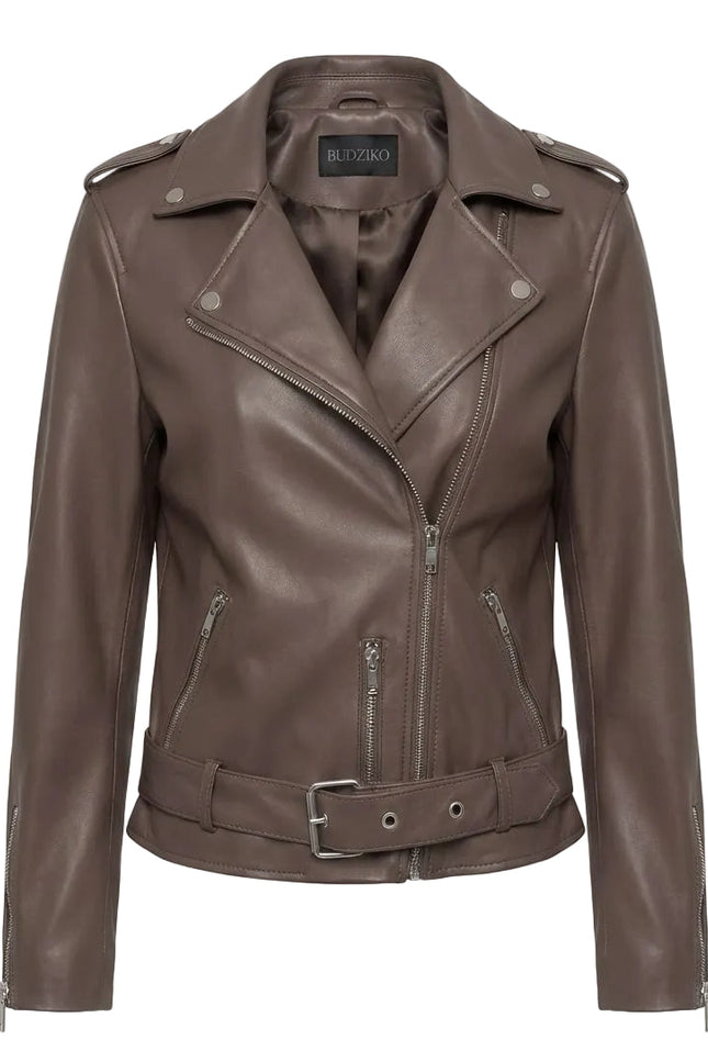 BÚDZIKO | JESSICA BROWN BIKER JACKET
