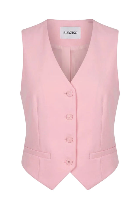 BÚDZIKO | ROSÉ SUIT WAISTCOAT
