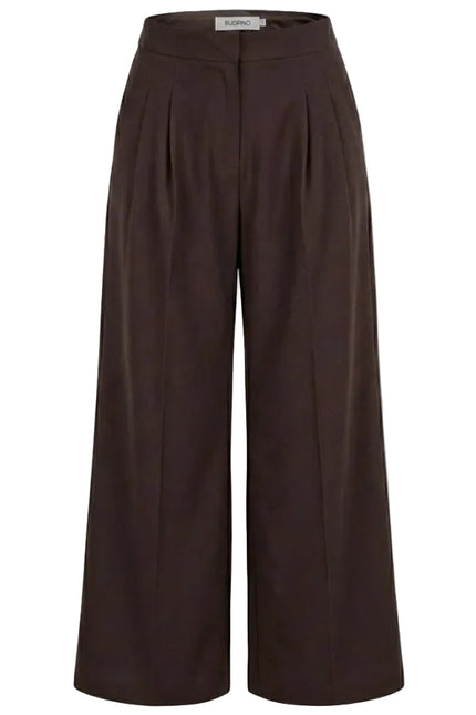 BÚDZIKO | CHOCOLATE WIDE-LEG PANTS