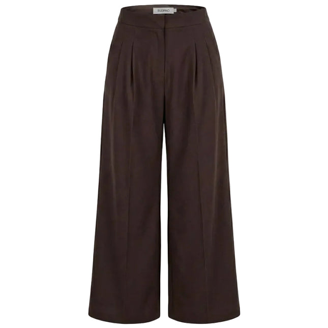 BÚDZIKO | CHOCOLATE WIDE-LEG PANTS