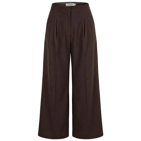 BÚDZIKO | CHOCOLATE WIDE-LEG PANTS
